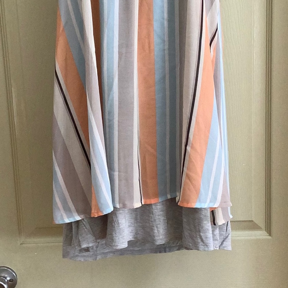 Anthropologie Dolan Left Coast Striped Layered Laurel Dress - Picture 5 of 13